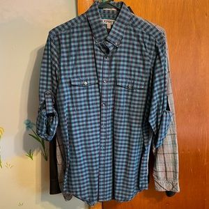 2 mens express Medium button ups 15-15&1/2 neck